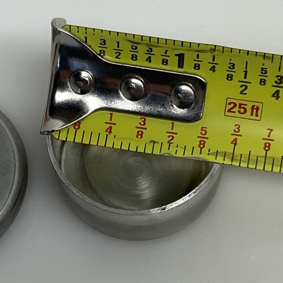 Vintage Seagull Fine Pewter Trinket Box Cat Kitten Emblem Top Small Canada - Picture 9 of 9